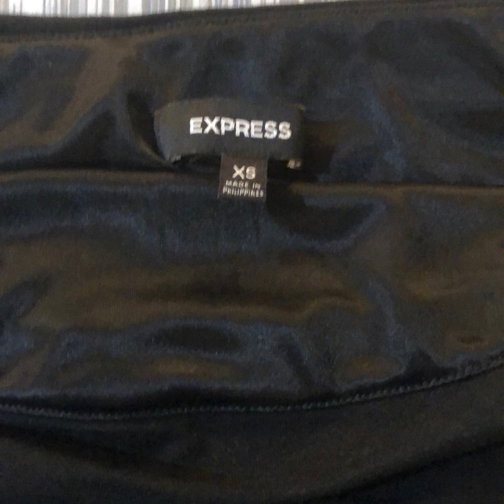Express Strapless Ruched Mini Dress - Picture 2 of 3